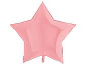 Звезда фольга Мятно-Розовая 92 см с гелием